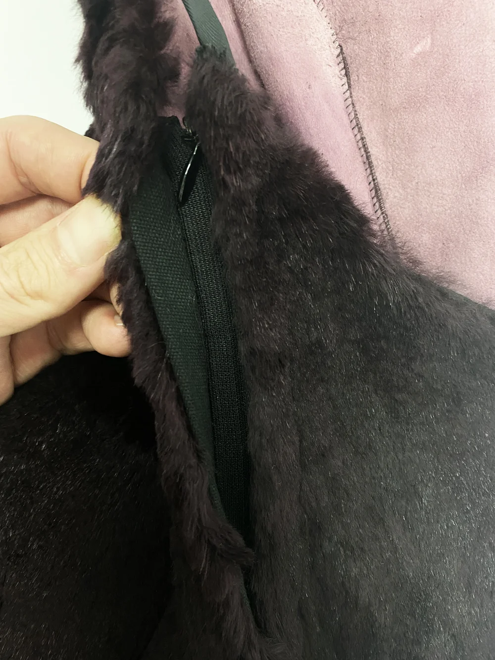 Maison Martin Margiela F/W 1995 fur patchwork dress — JAMES VELORIA